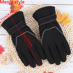 Men's Winter Riding Warm Gloves Outdoor Windproof Cycling Gloves