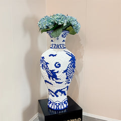 Creative Porcelain Vase Building Blocks Set - Fun Holiday & Birthday Party Game