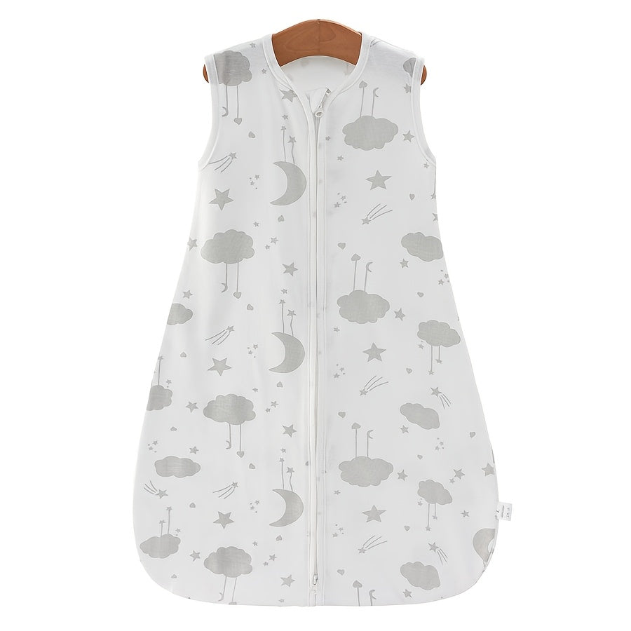 Kids Wrap Towel Soft Knitted Fabric Floral Animal Prints Double Zipper Loose Fit