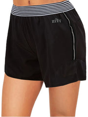 Striped & Letter Print Loose Shorts Gothic Summer Stylish Yoga Shorts
