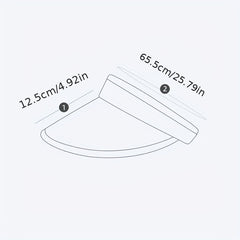 Wide Brim UV Protection Visor Hat for Women