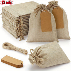 25pcs Drawstring Bags 10 15 4in 6in Closure Gift Bags For Wedding Party