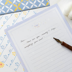 12pcs Letter Papers & Envelopes Set - Ideal for Gifting