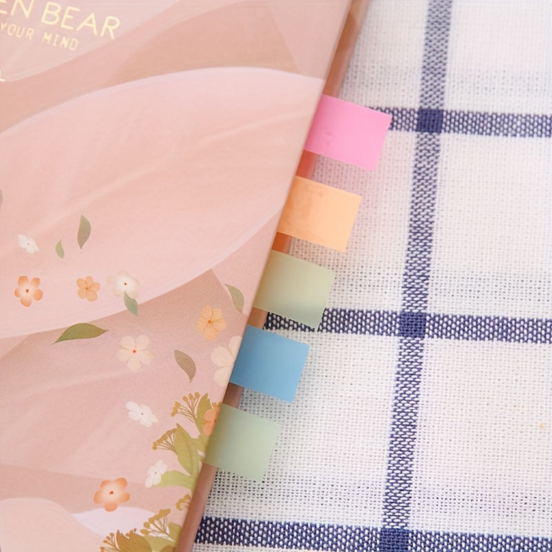 100 Waterproof Colored Sticky Notes Self Adhesive Pads for Planner Home Office