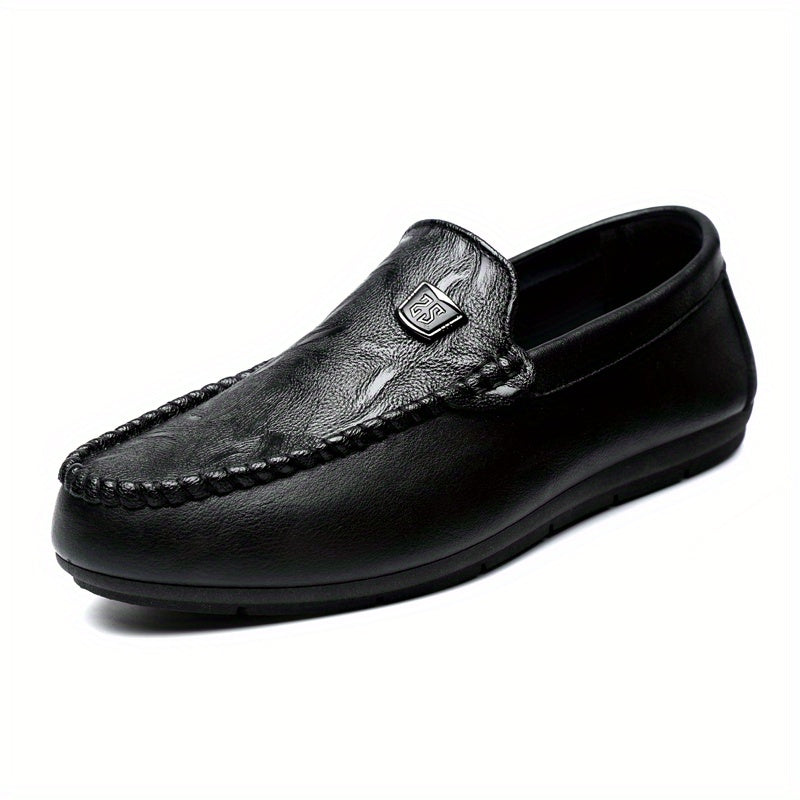 Men's Moc Toe Loafer Shoes Non-Slip Slip On Driving Shoes