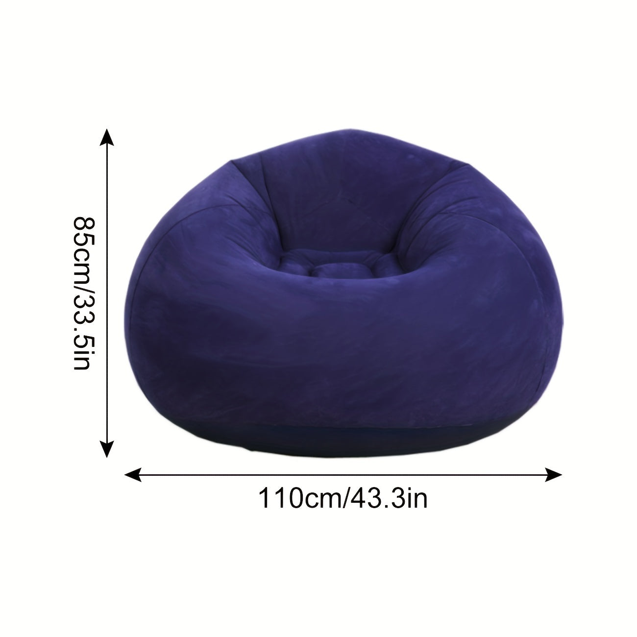 Inflatable Lazy Sofa Single Foldable Outdoor Leisure Sofa Chair