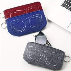 Portable Glasses Storage Bag Zipper Travel Pouch
