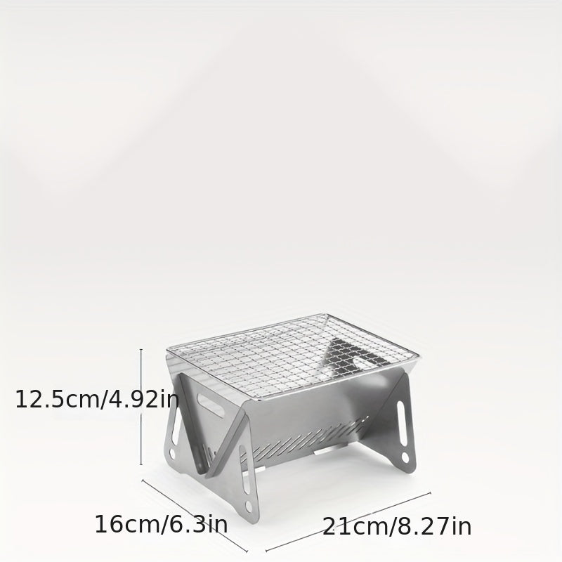 Portable Stainless Steel Mini BBQ Stove for Outdoor Cooking