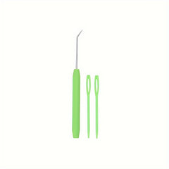 3pcs Weaving Needle Set Crochet Hooks Ergonomic Grip for Arthritic Hands