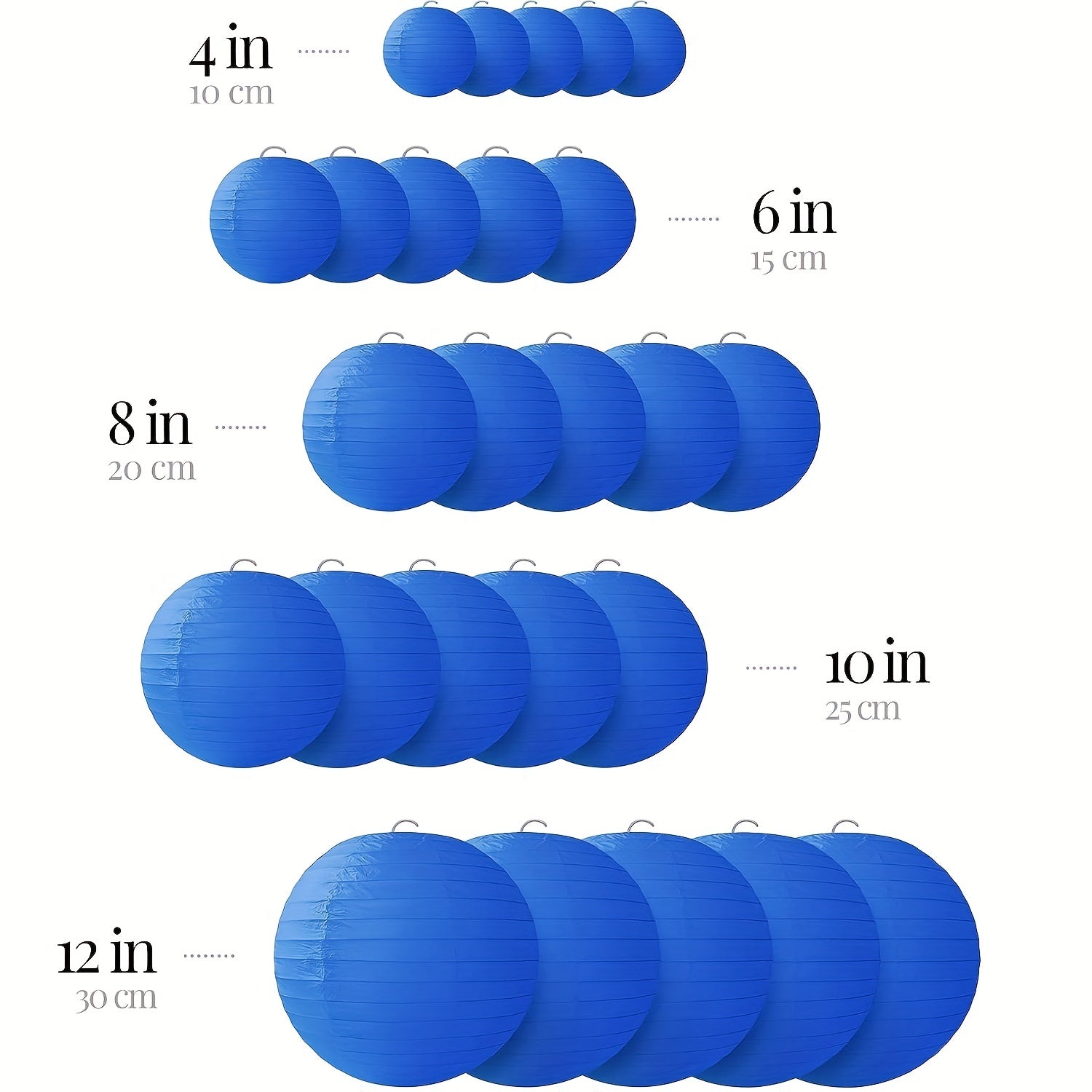 25pcs Dark Paper Lantern Set for Birthdays, Weddings, Special Occasions