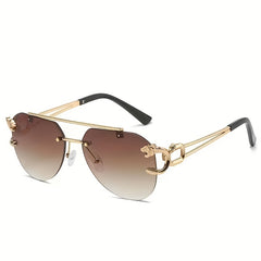Leopard Head Sunglasses UV Protection Men Women
