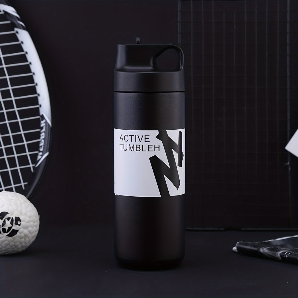 Large Capacity Leakproof Water Bottle with Straw for Outdoor Sports