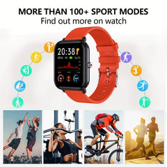 Smart Sports Watch Music Control Health Monitoring