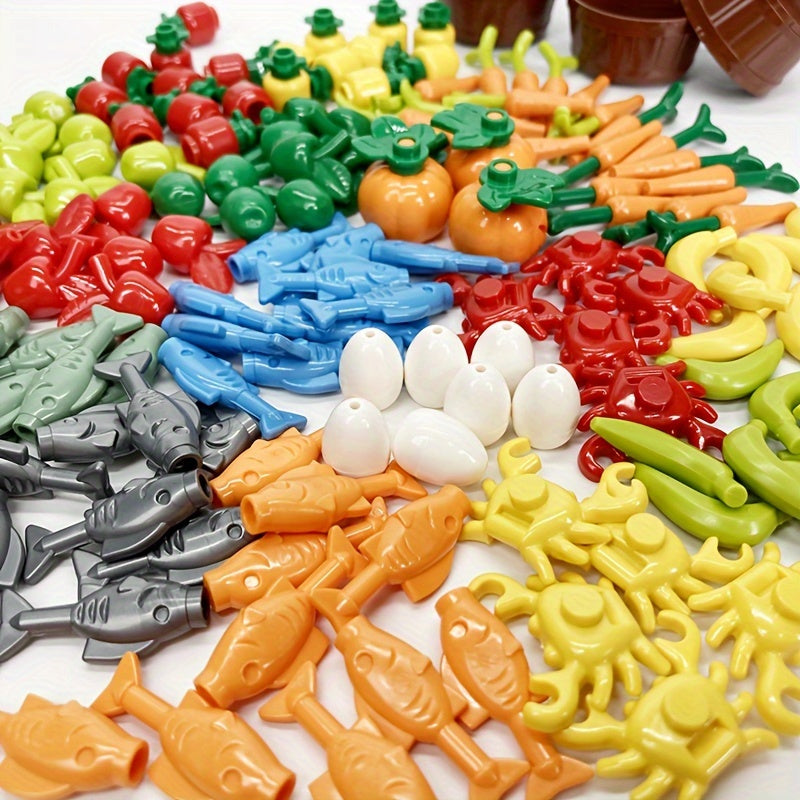 Food Building Blocks Set Compatible With Classic Toys