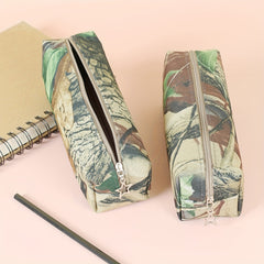 Waterproof Oxford Cloth Pencil Bag with Large Capacity