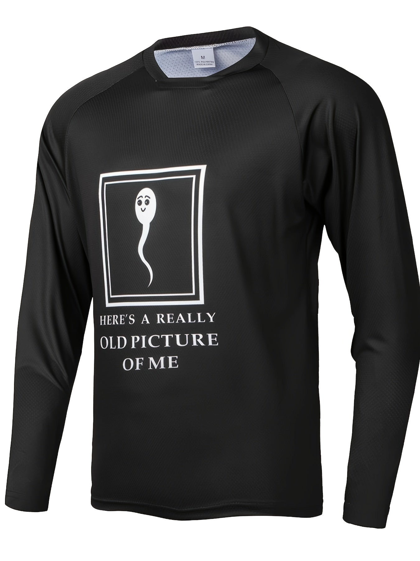 Men's Long Sleeve Motorcycle Off road T shirt Quick Drying Outdoor Top