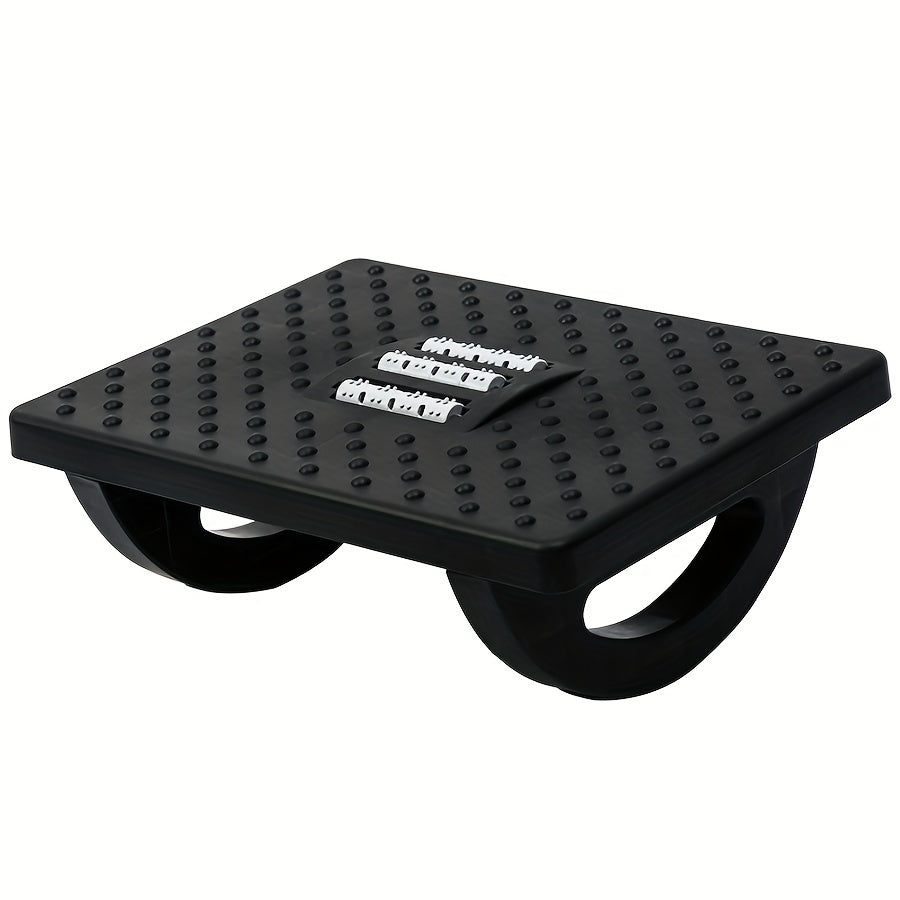 Massageable Rockable Footstool Under Table Non-slip Adult Footrest