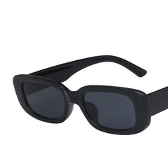 Retro Rectangle Sunglasses Small Square Sun Glasses UV Protection