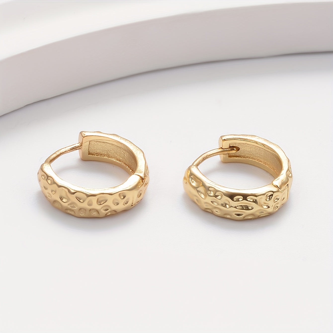 Irregular Concave Convex Earrings Vintage Party Jewelry for Women