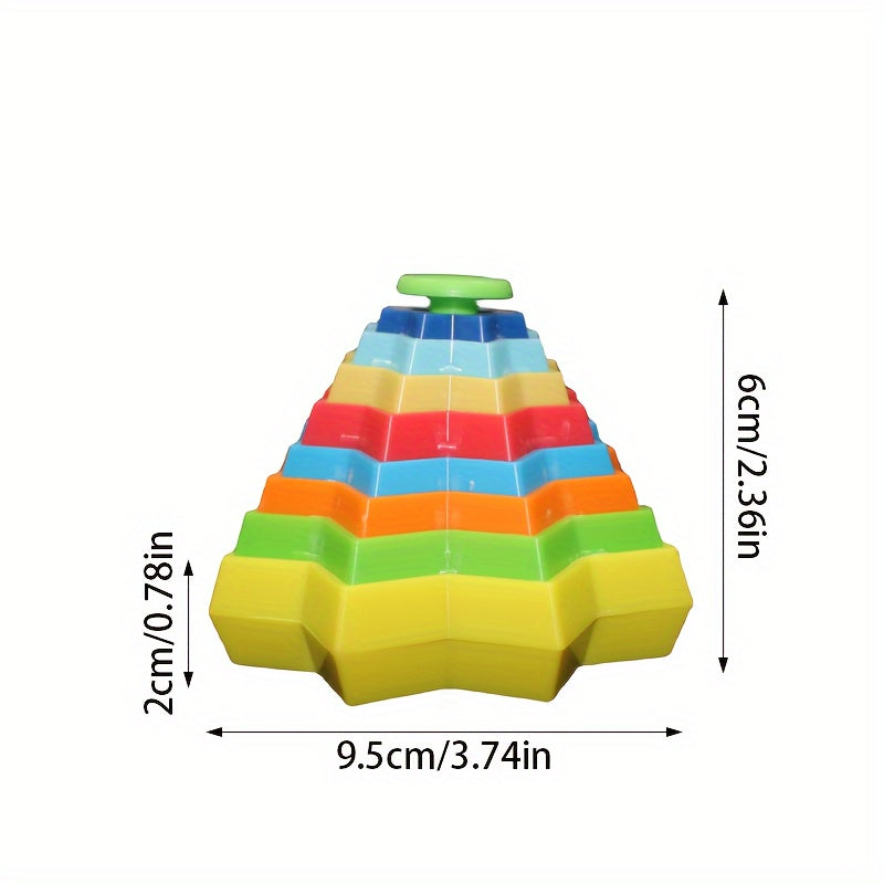 Spiral Star Radish Tower Toy Stress Relief Gift