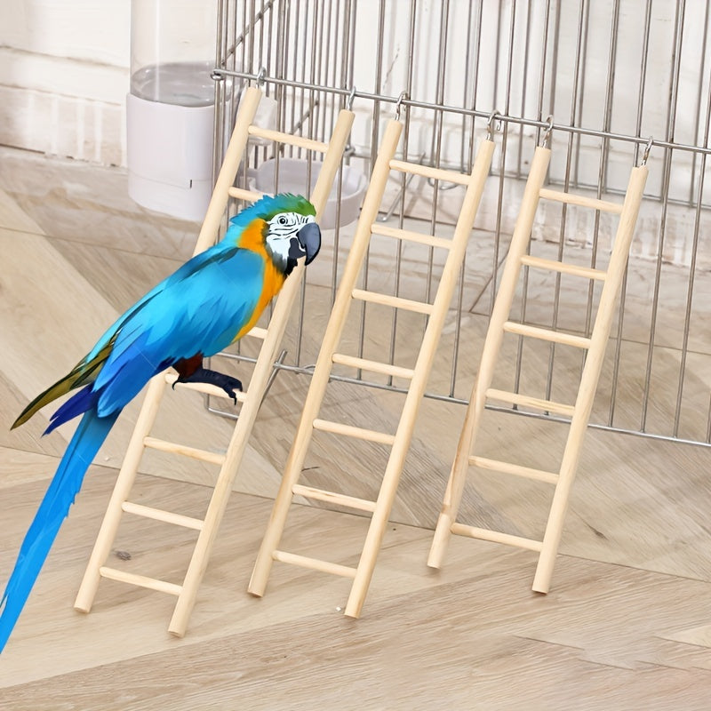 5pcs Parrot Wooden Toy Hamster Climbing Ladder