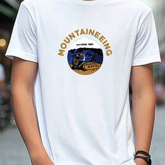 Men's Casual Printed Round Neck Tee Shirt For Summer
