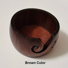 Wooden Yarn Bowl DIY Yarn Storage Container