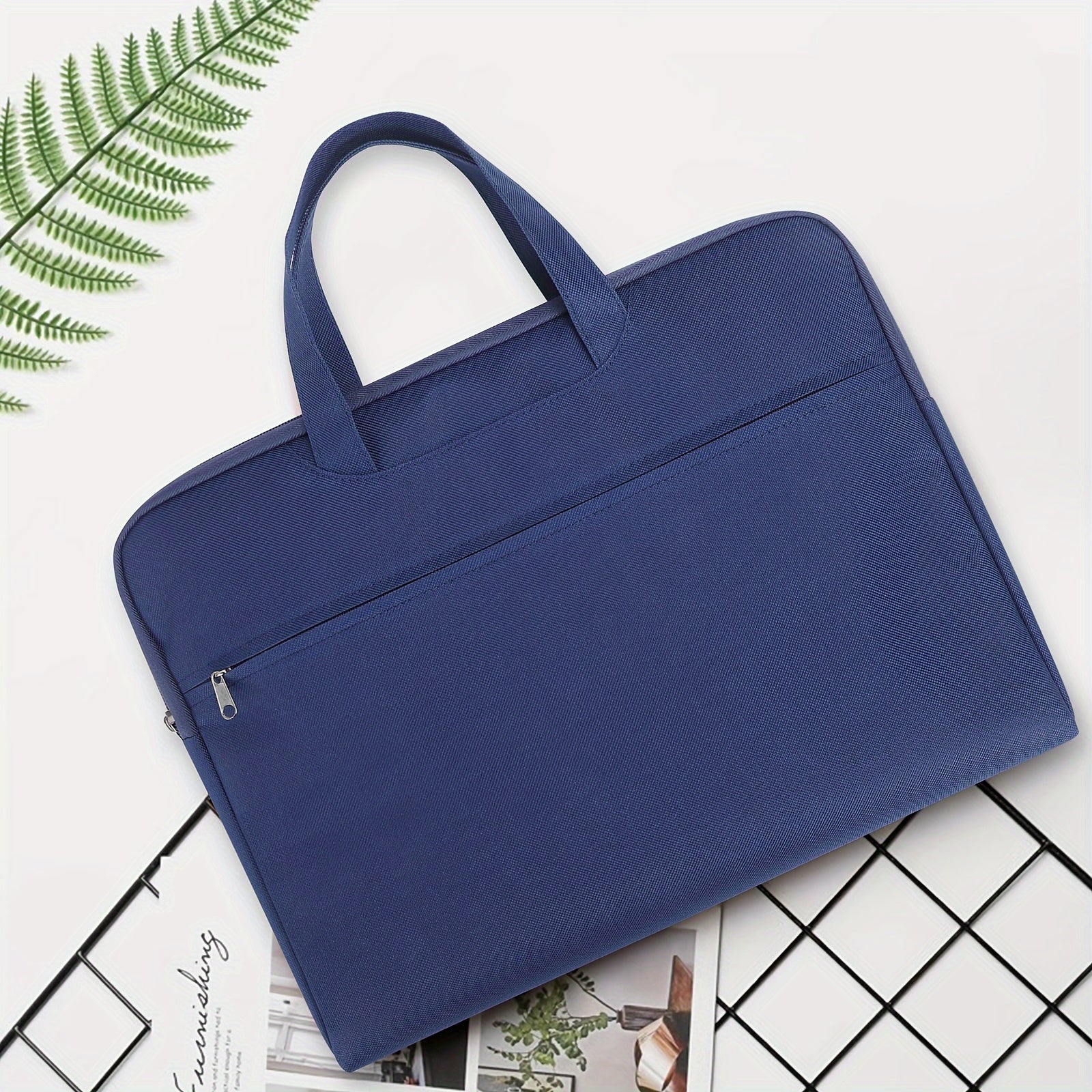 CCidea Portable File Bag Canvas Office File Bag Data Conference Bag