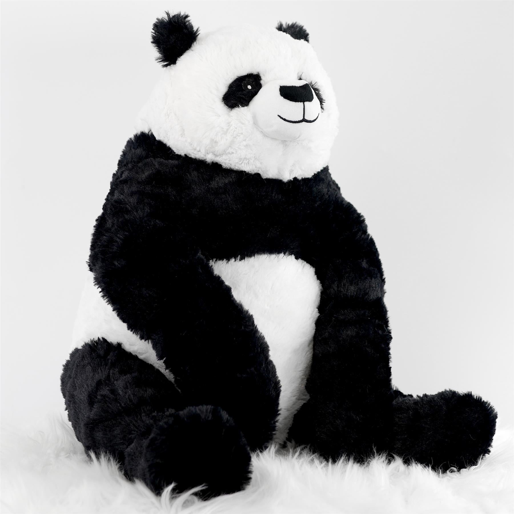 Large 22" Plush Sitting Panda Bear Toy & Stuffed Teddy Kids Toy
