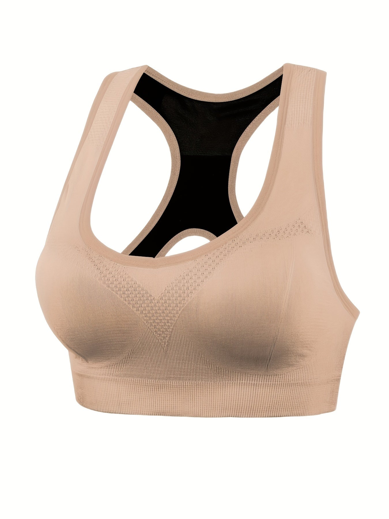 3pcs Racerback Sports Bras Push Up Bralette & Training Tank Bra