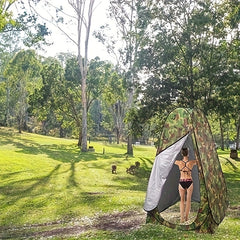 Privacy Tent Shower Tent Portable Camping Bathroom Toilet Tent Sun Shelter