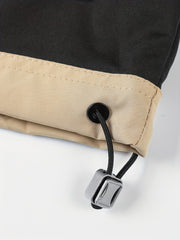 Men Hooded Jacket with Flap Pocket