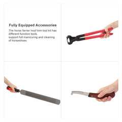 Professional Horse Farrier Hoof Trimmer Kit for Equine Care
