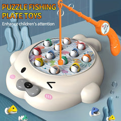Seal Fishing Plate Puzzle Toy Early Education Parent Child Interactive Toy