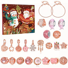 DIY Charms Beads & Bracelets Advent Calendar 24 Days Christmas Gift Set