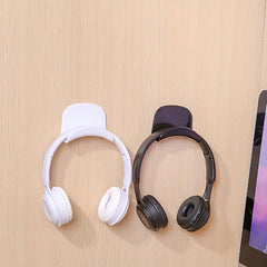 Halter Headphone Hook Curved Adhesive Hanging Holder