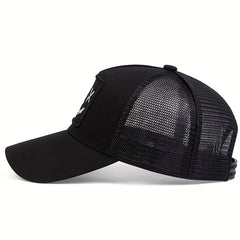 Men's Happy Face Baseball Cap Adjustable Casual Hat Spring Autumn Summer Style