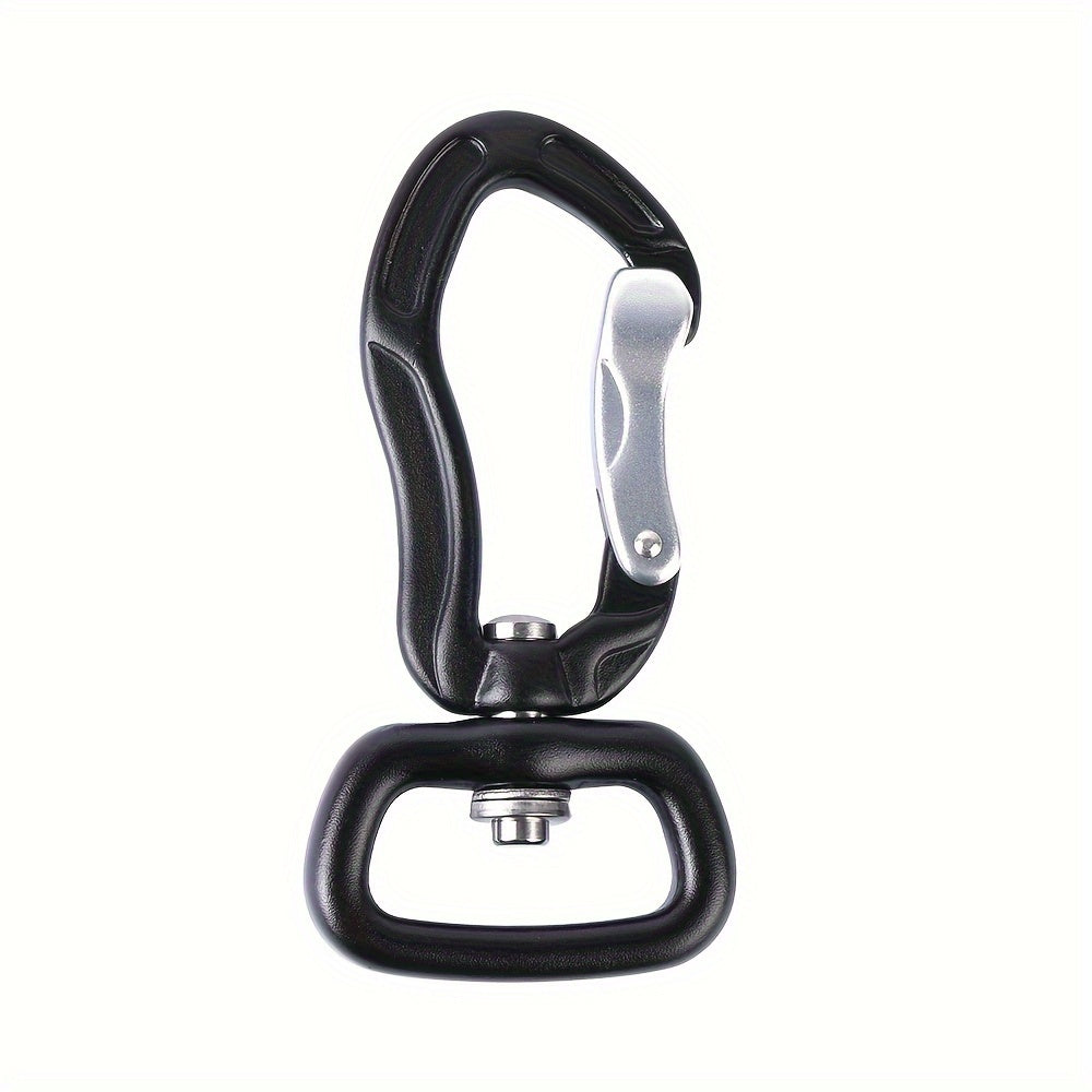 5 KN Auto Locking Carabiner Clip Rotatable Aluminum Alloy Buckle Keychain