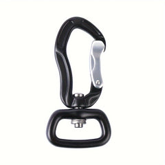 5 KN Auto Locking Carabiner Clip Rotatable Aluminum Alloy Buckle Keychain