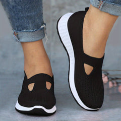 Women's Casual Breathable Knit Slip-On Sneakers
