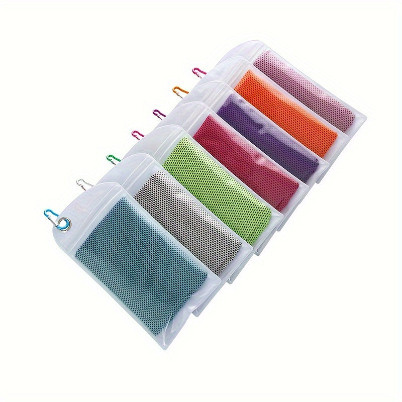 Solid Cooling Sports Towel Absorbent Quick Drying Towel for Outdoor Activities