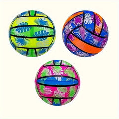 Hawaiian Style Inflatable Beach Volleyball - Durable PVC Floats