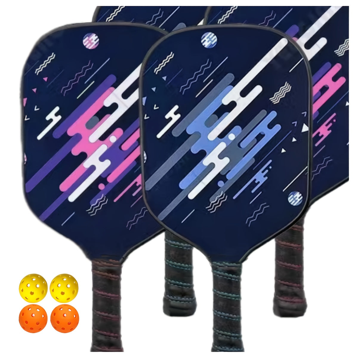 1pc 2pcs Honeycomb Fiberglass Pickleball Paddle Racket