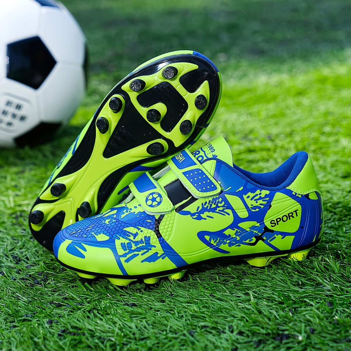 Boys' Non-Slip Football Cleat Spikes Outdoor Soccer Shoes