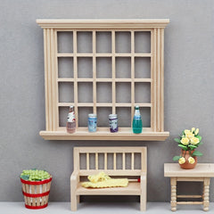 1/12 Dollhouse Mini Furniture Blank Door & Window Material