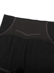 Striped Yoga Pants with Side Pocket Women's Leggings