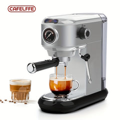 CAFELFFE Espresso Coffee Maker Machine Semi Automatic Milk Frother Steamer