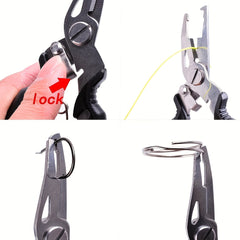 Stainless Steel Fishing Plier Skidproof Fish Clamp Unhooking Device