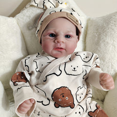 19" Silicone Vinyl Cloth Body Twins Boy Reborn Doll Birthday Gift