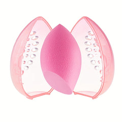 4pcs Makeup Sponge Case Protective Container Cosmetic Egg Storage Cases